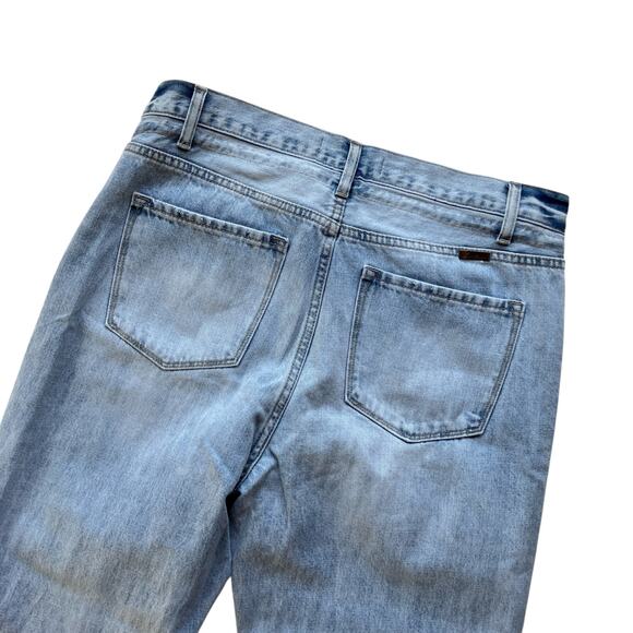 Kancan High Rise Boyfriend Fit Cotton Jeans Size 9/28 Light White Wash - Picture 4 of 6